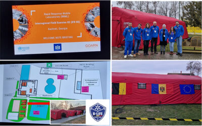 International Field Exercise (IFX.02) for Rapid Response Mobile Laboratories (RRML) led by WHO/GOARN, Robert Koch Institute and IFRC